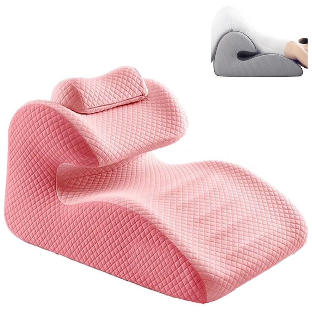 CBEDSQZ Memory Foam Support Pillow for Couples, Comfortable & Discreet Multifunctional Pillow, Wedge Ergonomic Cushion for Intimate Moments (D,1PCS)