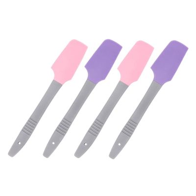BAZEITFLOW 4pcs Silicone Wax Scraper Professional Wax Sticks Multi-function Applicators for Hair Removal Portable Spatulas Beauty Tools for Spatulas Car Applicator Raclette Use
