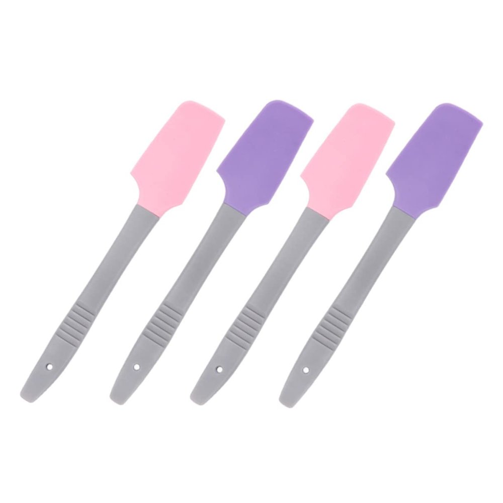BAZEITFLOW 4pcs Silicone Wax Scraper Professional Wax Sticks Multi-function Applicators for Hair Removal Portable Spatulas Beauty Tools for Spatulas Car Applicator Raclette Use