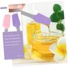 BAZEITFLOW 4pcs Silicone Wax Scraper Professional Wax Sticks Multi-function Applicators for Hair Removal Portable Spatulas Beauty Tools for Spatulas Car Applicator Raclette Use view 4