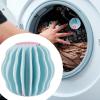 Laundry Balls Washer, Reusable Scrubbing Balls, 2.36x2.36 Inches Compact and Portable, Fabric Softener Alternative, for Household Travel School Cleaning Supplies, Blue view 3