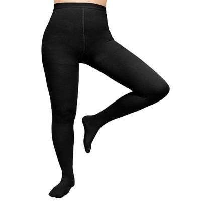 Evolyline Medical Compression Tights for Women & Men 15-20 mmHg, Closed Toe Compression Pantyhose Opaque, Graduated Support Tights Compression Stockings for Varicose Veins, Edema, Flight, Nursing