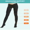Evolyline Medical Compression Stockings for Women Men 15-20 Mmhg, Thigh High Compression Socks for Women Closed Toe Stockings with Silicone Band, Firm Graduated Support for Varicose Veins, Edema view 4