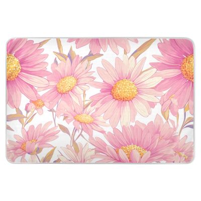 Cartoon Coneflower Peach Gold Potty Training Pee Pad Soft Absorbent Bed Wetting Pads Portable Toddler Bedding Products for Children Adults Pets , 52" L x 34" W almohadilla impermeable para