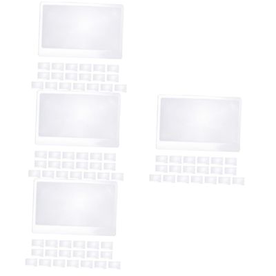 BESTYASH 80pcs Magnifying Lens Credit Card Magnifier Page Magnifier for Reading Reading for Books Magnifying Glass for Seniors Glasses for Eye Care