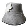 BOJHGO Sauna Hat 2pcs/set Felt Bath Hat Traditional Lightweight Multipurpose Shower Cap for Bathing Steaming Men Women view 2