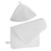 BOJHGO Sauna Hat 2pcs Felt Sauna Hat Cap for Women Room Water Absorbing Hats Bath Thickened Pad view 2