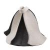 BOJHGO Sauna Hat 2pcs Felt Head Protection Bath Anti Heat Shower Cap Sauna Hat Sauna Vaporarium Accessories view 3