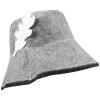 BOJHGO Sauna Hat 2pcs Felt Sauna Hat Sauna Hat for Sauna Water Absorption Sauna Hat Portable Supple Sauna Hat view 3