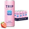 TRIP Wild Strawberry Sparkling Drink with 120MG calming Magnesium + Lions Mane + Chamomile + Lemon Balm. Low Calorie, No Added Sugar and Vegan (Pack of 12 x 250ml) view 1
