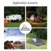 Outdoor Camping Mosquito Net Fly Net Triangle Outdoor Fly Carry Bag Easy to Use for Single Camping view 2