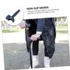 HEATSHAKING Plastic Crutch Handle Grip Support Accessory for Walking Stick Black with Groove Shape Design and Non-slip Surface , Easy to Clean and 22mm Tube Diameter Suitable for Elders view 3