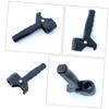 HEATSHAKING Plastic Crutch Handle Grip Support Accessory for Walking Stick Black with Groove Shape Design and Non-slip Surface , Easy to Clean and 22mm Tube Diameter Suitable for Elders view 4