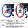 MYRDBT 22/24-Inch Rear Wheel Sports Wheelchair Cover,Non-Slip Wear-Resistant Silicone Hand Push Cover Improve Grip and Traction,1Pair view 3