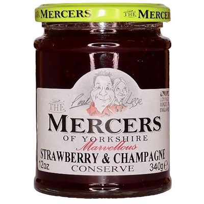 Mercers of Yorkshire - Strawberry & Champagne Conserve - 340g