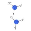 DEARMAMY 2pcs Vertical Infusion Stand Hook Hanger for Home Clinic Hospital Stainless Steel Hook Hanger Infusion Rack Parts Stand Accessory view 1