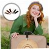 TOVINANNA 18pcs Elastic Travel Hat Clip Portable Elastic Hat Clip for Headband and Holder for Travel Caps view 3