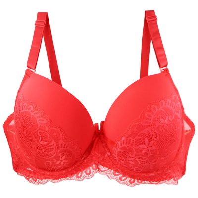 1/2/3 Pieces Women's Fashion Bra My Orders Push up Bras Plus Size Minimiser Bra Solid Color Comfortable Cotton Floral Lace Bralette Sales