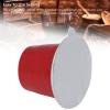 50PCS Reusable Coffee Pods, Aluminum Foil Lids, Compatible with Coffee Makers, Refillable Plastic Capsules for Customize Flavors, Quick Sealing view 4