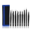 9pcs Antistatic Tweezers Set, Stainless Steel Repair Tools with Storage Bag, for Electronics, Jewelry, Laboratory Work view 1