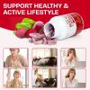 Beet Root Capsules for Natural Energy & Endurance Support,Beetroot Powder Beet Supplement to Support Circulation and Blood Flow- 60 Capsules view 3