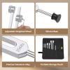 Healing Tuning Fork Set (128Hz, 256Hz, 512Hz) - with Crystal Base for Chakra Adjustment, Sound Healing, Meditation, Yoga, for Spiritual Relaxation view 4