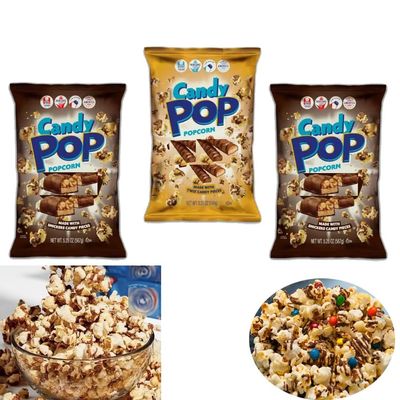 3 x Mixed flavours of Sniikers Popcorn,Tiwix Popcorns Sweets 149g