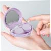Beaupretty 3 Sets Contact Lens Cases Portable Mini Lens Holder Box with Mirror Tweezers Lightweight Pp Material for Travel and Suitcase Storage view 3