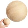 2pc Wood Ball Unfinished Round Ball Spacer Painted Ball No Hole DIY Craft Making Projects Accessories(7cm) view 1