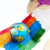 2pc Wood Ball Unfinished Round Ball Spacer Painted Ball No Hole DIY Craft Making Projects Accessories(7cm) view 4