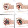DEARMAMY 3pcs Silicone Hand Gripper Ring Massage Hand Gripper for Strength Training Equipment Exercise Grip Rings Light Grey for Forearm Rehabilitation and Practice Fitness view 3