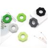 DEARMAMY 3pcs Silicone Hand Gripper Ring Massage Hand Gripper for Strength Training Equipment Exercise Grip Rings Light Grey for Forearm Rehabilitation and Practice Fitness view 4