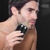 Beard Trimmer, USB Rechargeable, Mini Electric Trimmer for Grooming, Travel with Smart Anti Pinch Technology, Detachable Design, ABS, Aluminum Alloy, 4x4x6cm view 4