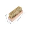 SAFIGLE Wooden Shoe Brush for Shoes Multi-function Cleaning Scrubbing Brush Solid Wood Material for Clothes and Cleaning for Home Use Random Color view 2
