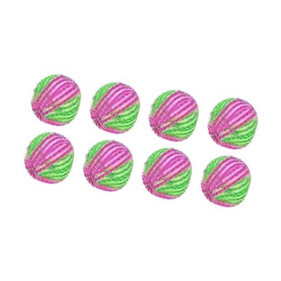 8Pcs Pet Hair Remover Balls Gentle on Clothes Long-lasting Efficient Pet Hair Removal Easy to Use Portable and Versatile for Both Home and travel. With Nylon Round Laundry