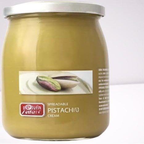 HNSI Pisstii Sicilian Pistachio Cream Spread - 600g - Rich & Nutty Pistachio Flavour, Pista, Creamy Indulgence, Sweet & Savory, Dubai Chocolate Inspired Spread