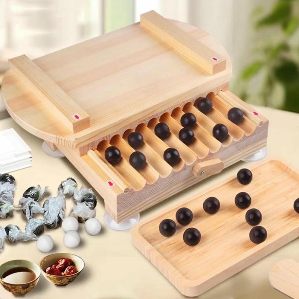 YGHBFRSZ Tapioca Beads Forming Machine, Traditional Chinese Medicine Pill Making Machine,Manual Pill Grating Board, for Restaurant (15mm)