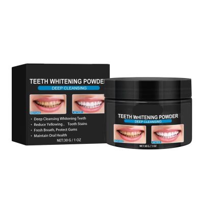 KLYso Activated Carbon Teeth Whitening Powder - Remove Stains, Whiten Teeth, Eliminate Bad Breath & Restore Oral Health(3PCS)