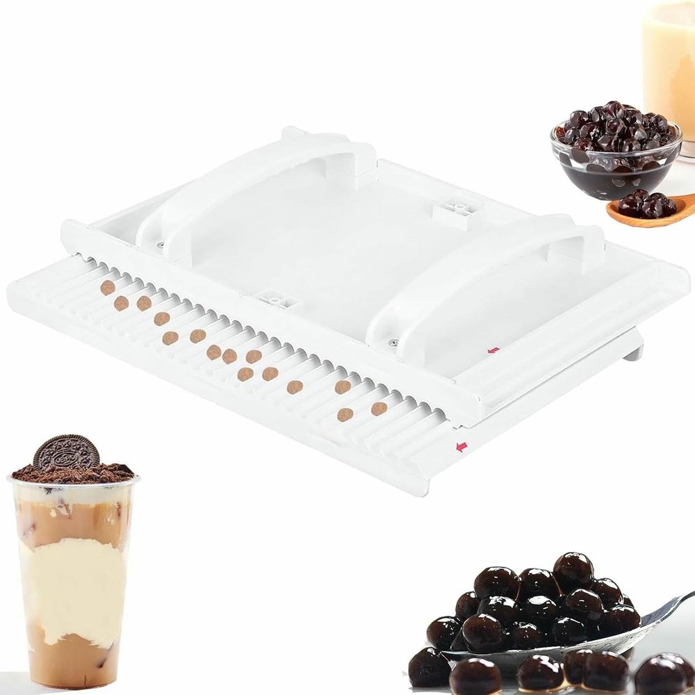 YGHBFRSZ Manual Tapioca Pearls Forming Maker,Commercial Taro Ball Cassava Ball Maker Tools,For Milk Tea Shop (12MM)