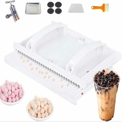 YGHBFRSZ Manual Tapioca Pearl Maker Machine, 3-12mm DIY Bubble Pearl Maker Tool, for Milk Tea Shop,Home Kitchen DIY (10mm)