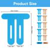 10 Pcs Kinesiology Tape Knee Precut Knee Tapes for Knee Pain Relief Elastic Waterproof Knee Support Tape for Sports Sports Injury Prevention for Knees, Shoulders, Ankles, Wrists view 2