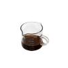 100Ml/3oz wooden handle glass coffee cup, household measuring cup - glass coffee cup view 1