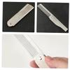 HAPINARY Stainless Steel Folding Beard Comb for Grooming Static Hair and Styling Durable Gentle Tool for Men Compact Pocket for Travel view 2