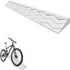 100CM NonSlip Door Threshold Ramp Wheelchair & Scooter Access Durable Bar Step Ramp 39.4"x7.9"x3.7" Ideal for Doorways & Robots HeavyDuty Mobility Aid view 1