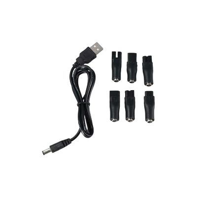 Double Hole Adapter Razor Charger Converter Shaver Power Adapter Charging Heads Adapter Hair Clippers Cable DC Connector