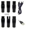 Double Hole Adapter Razor Charger Converter Shaver Power Adapter Charging Heads Adapter Hair Clippers Cable DC Connector view 2