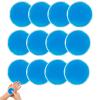 12 Pcs Round Blue Ice Pack, Small Hot Cold Compress Ice Bag Reusable Small Gel Ice Pack for Heat Stroke Prevention, Skin Care view 1