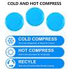12 Pcs Round Blue Ice Pack, Small Hot Cold Compress Ice Bag Reusable Small Gel Ice Pack for Heat Stroke Prevention, Skin Care view 3