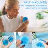 12 Pcs Round Blue Ice Pack, Small Hot Cold Compress Ice Bag Reusable Small Gel Ice Pack for Heat Stroke Prevention, Skin Care view 4