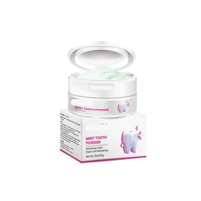 KLYso Mint Tooth Powder - Remove Stains, Freshen Breath & Whiten Teeth - Natural Cleaning Solution For Tartar, Plaque & Odor Elimination(2PCS)